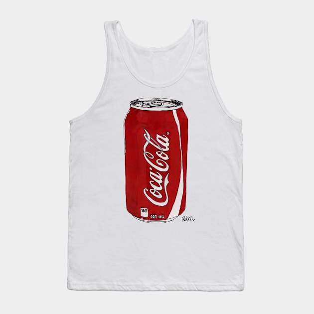 Cola Can Tank Top by paulnelsonesch